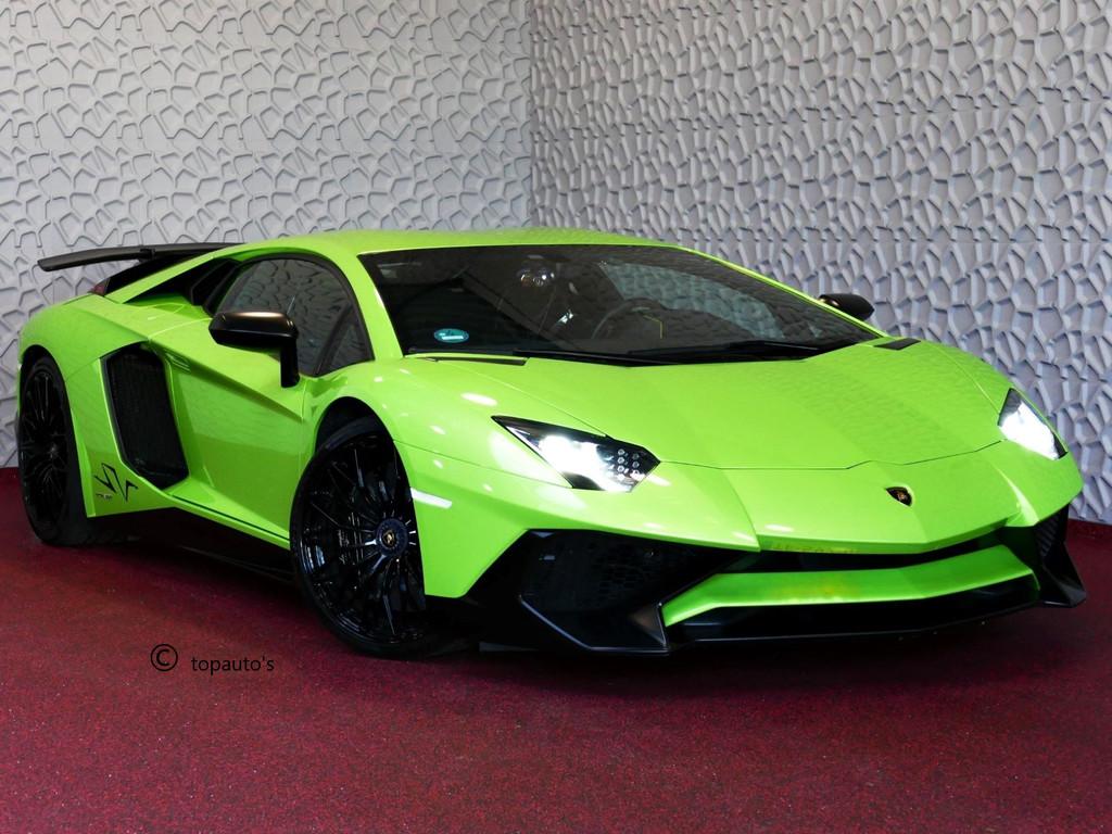 Lamborghini Aventador 6.5 V12 LP750-4 Superveloce SV Verde i, Auto's, Lamborghini, Automaat, 12 maanden, Gebruikt, Alcantara