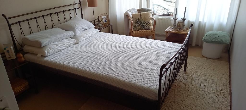 Bed, Ophalen, Bruin, Romantisch, Tweepersoons
