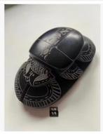 XL Scarabee 12 x 8 cm, steen, Antiek en Kunst, Curiosa en Brocante, Ophalen of Verzenden