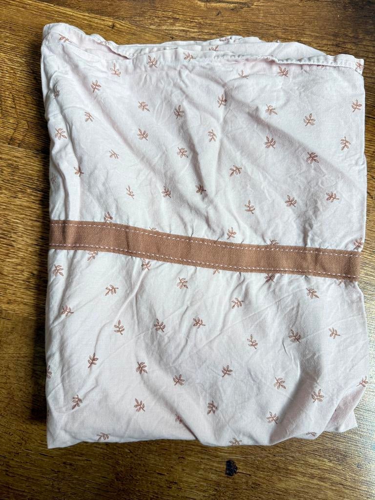 Ledikant laken roze, Meisje, Wit, Ophalen of Verzenden, Deken of Dekbed