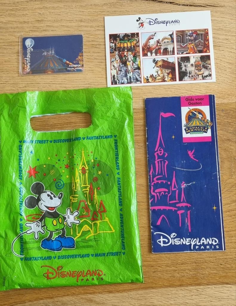Disneyland Parijs entree set 1996 voor verzamelaars, Ophalen of Verzenden