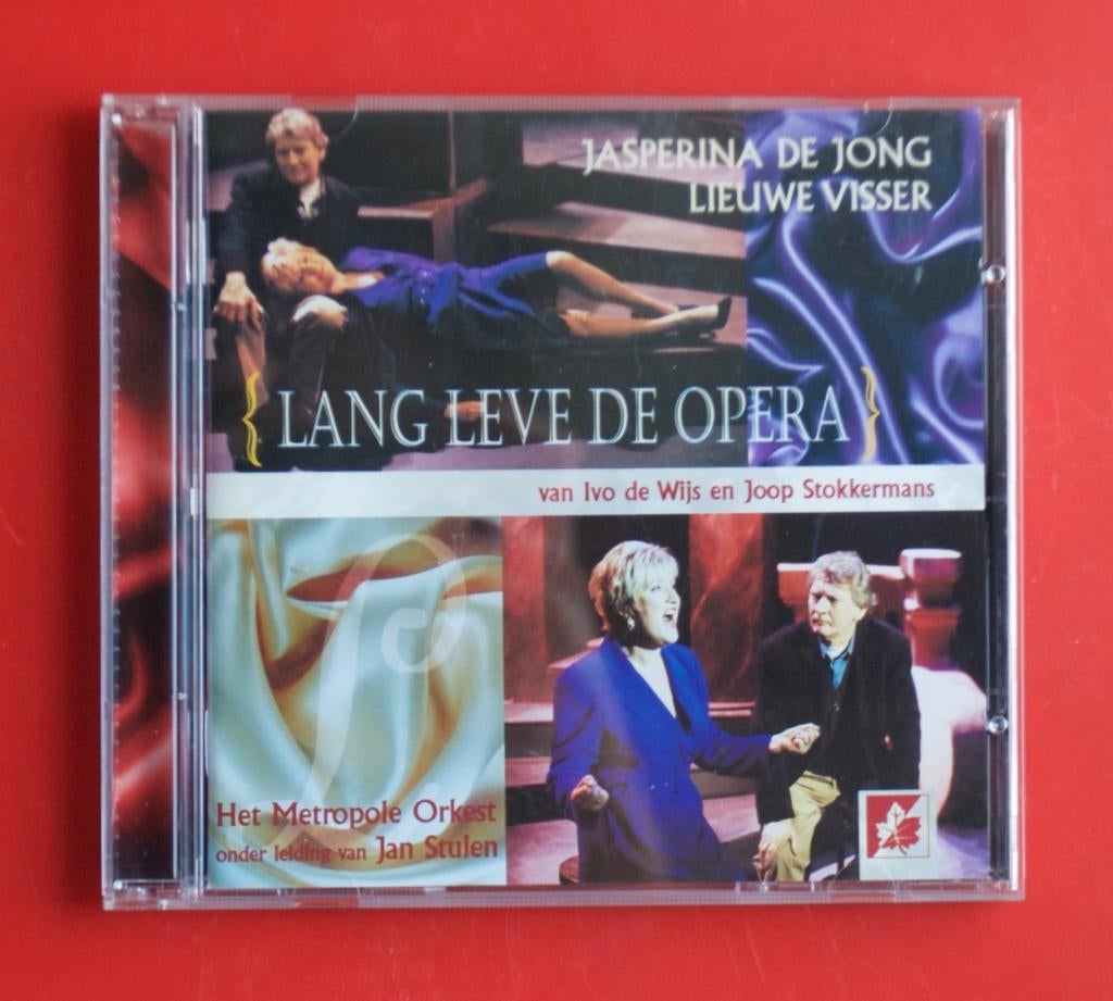 cd Jasperina de Jong en Lieuwe Visser Lang leve de opera, Cd's en Dvd's, Ophalen of Verzenden, Gebruikt