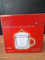 Theepot dubbelwandig 680 ml Nieuw, Ophalen, Nieuw, Overige materialen, Pot, Bus of Blik