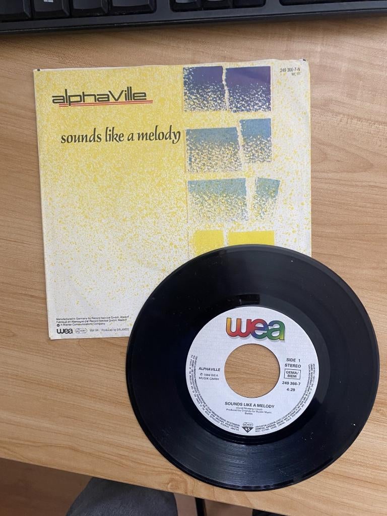Alphaville – Sounds Like A Melody, Gebruikt, 7 inch, Ophalen of Verzenden, Pop
