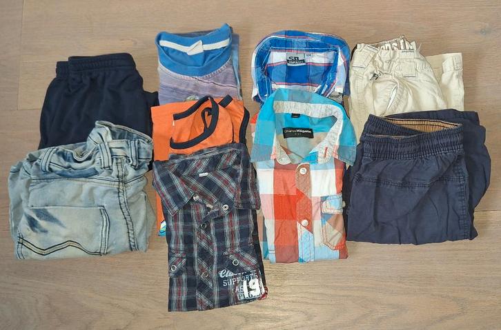 Kledingpakket jongen maat 122/128 (9-delig), Kinderen en Baby's, Kinderkleding | Maat 122, Gebruikt, Jongen, Setje, Ophalen of Verzenden