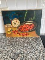 Oud schilderij  geschilderd op doek met olieverf, Antiek en Kunst, Ophalen of Verzenden