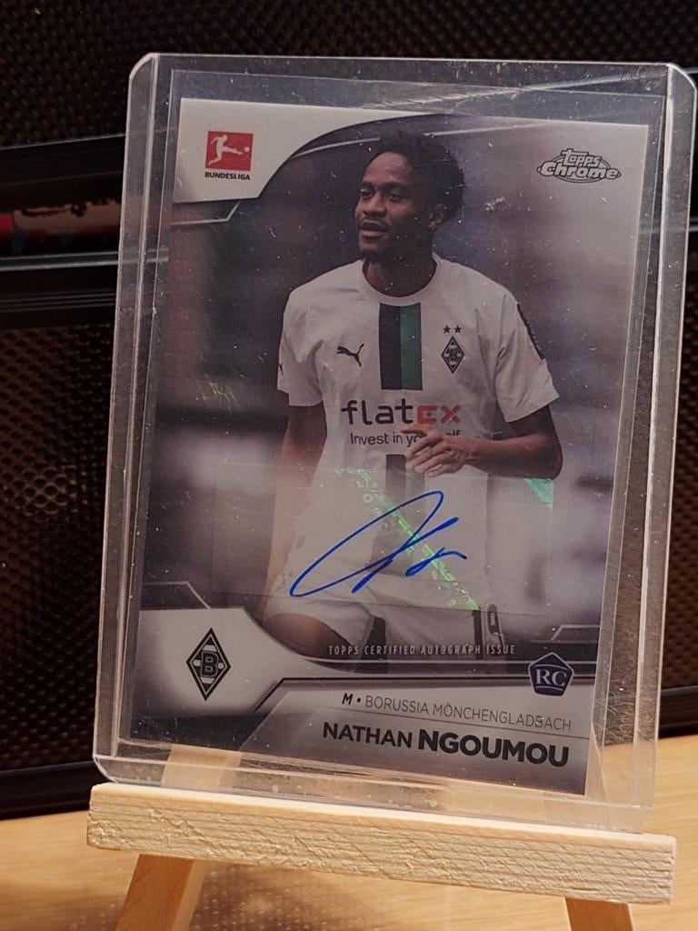 Topps Chrome Nathan Ngoumou Borussia Möncheng. RC Auto /165, Verzenden, Zo goed als nieuw, Plaatje