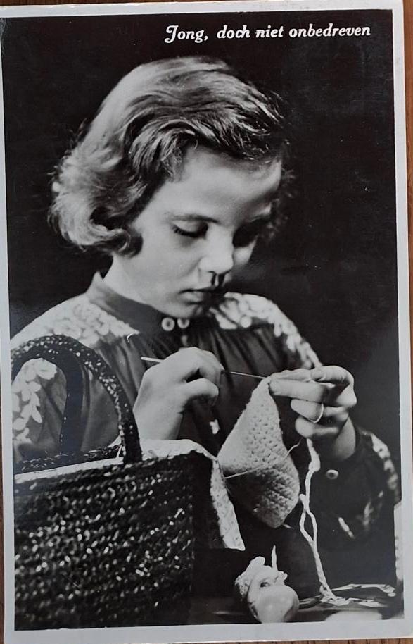 1943- Meisje kan goed Haken- Handwerken, Verzenden, 1940 tot 1960, Gelopen, Kinderen