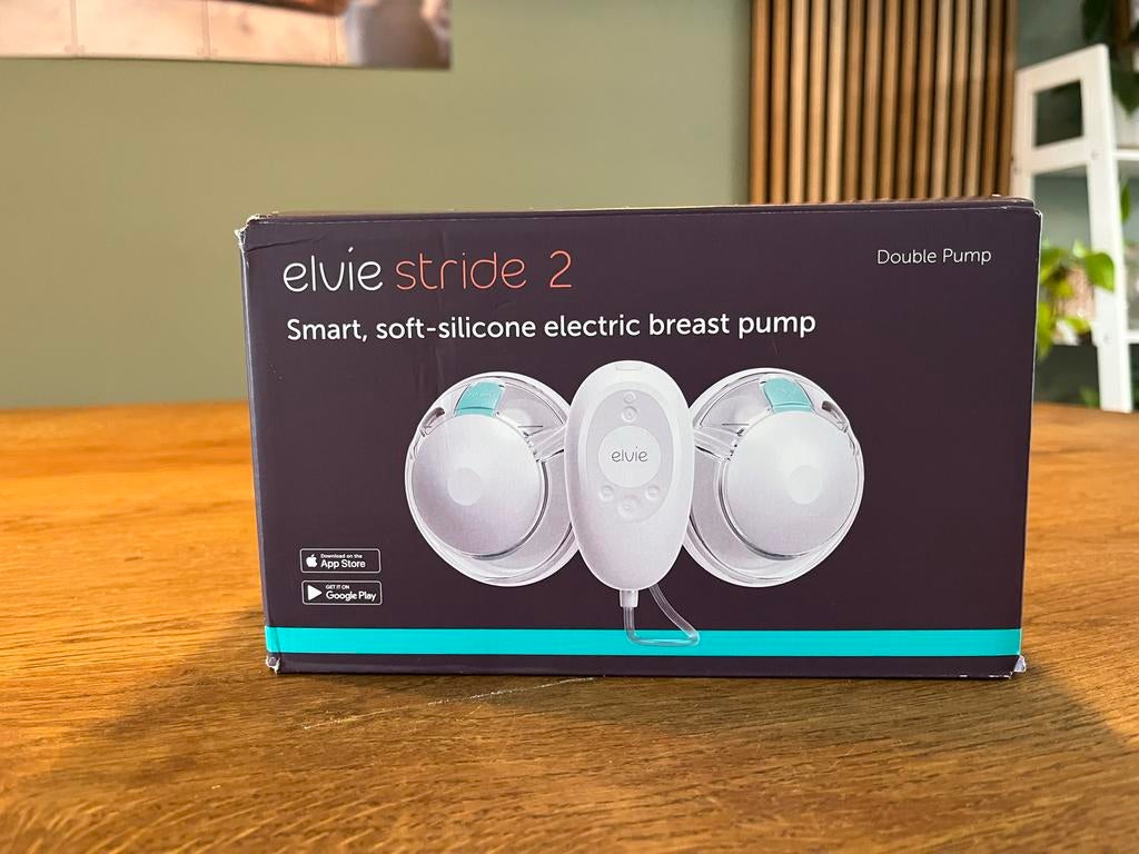 Elvie Stride 2 Handsfree Borstkolf - Dubbele Pomp, Kinderen en Baby's, Babyvoeding en Toebehoren, Ophalen, Zo goed als nieuw, Borstkolf