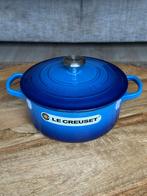 Le Creuset gietijzeren braadpan 20 cm – Blue Azure, Huis en Inrichting, Keuken | Potten en Pannen, Ophalen of Verzenden, Nieuw