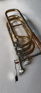 Bastrombone Hofmeister HSL502L, Ophalen, Zo goed als nieuw, Overige typen, Met koffer