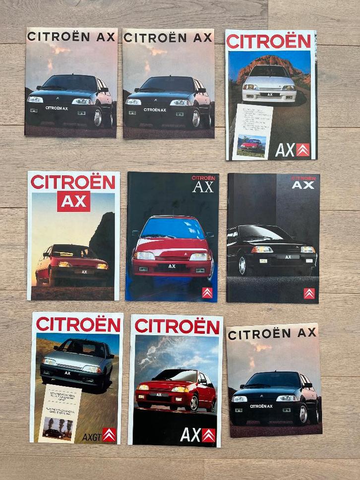 CITROEN AX FOLDERS, Boeken, Auto's | Folders en Tijdschriften, Gelezen, Citroën, Ophalen of Verzenden