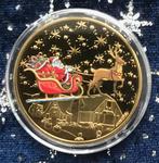 Kerstmunt c, Postzegels en Munten, Penningen en Medailles, Ophalen of Verzenden, Overige materialen, Buitenland