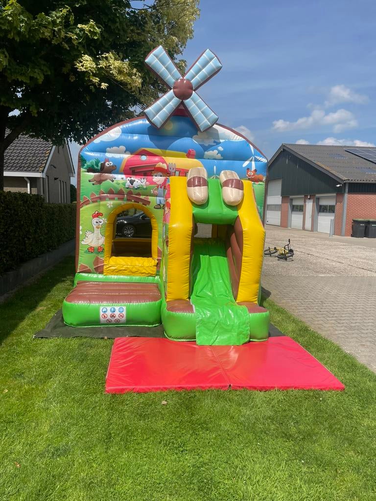 Springkussens te huur, Ophalen, Zo goed als nieuw