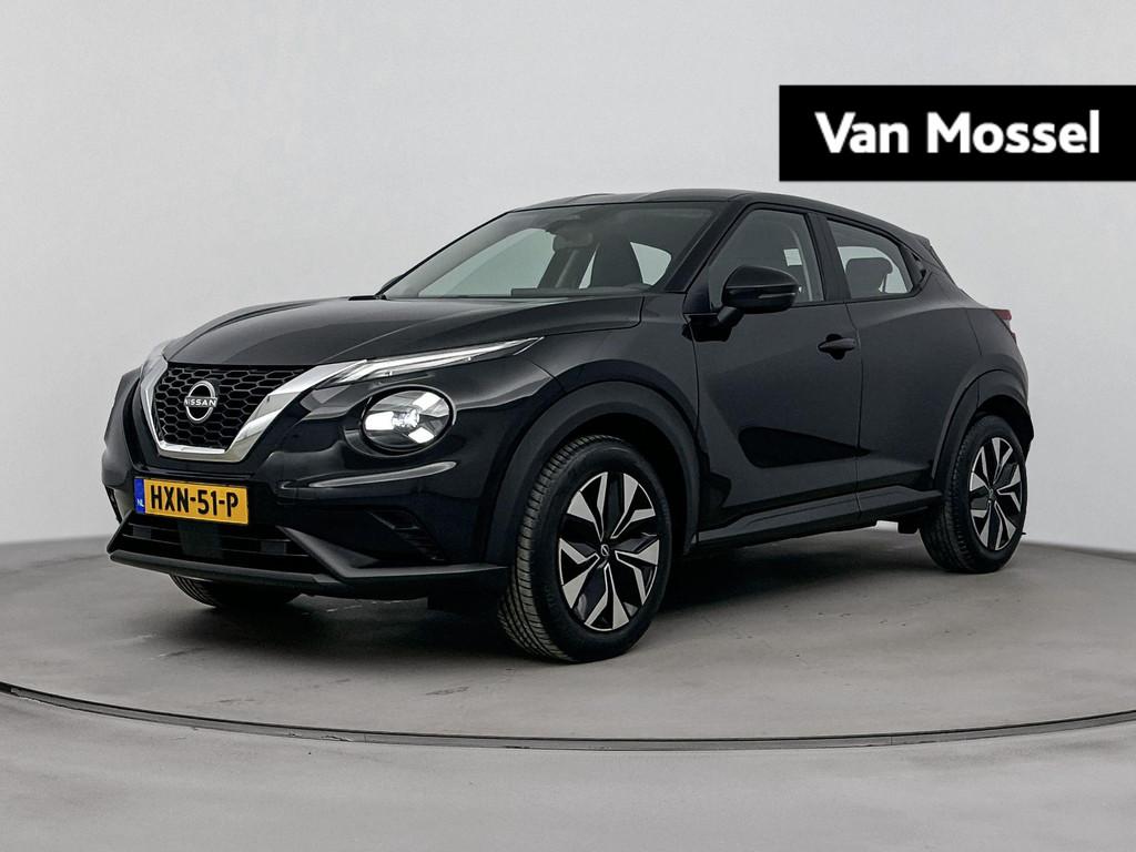 Nissan Juke 1.0 DIG-T Acenta 114PK | Achteruitrijcamera | Ap, Stof, Euro 6, Zwart, Origineel Nederlands