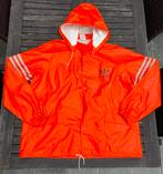 Vintage Adidas Regenjas Oranje Maat L /zelfde als agu rubber, Caravans en Kamperen, Regenkleding, Ophalen of Verzenden, Gebruikt