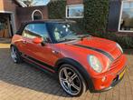 Mini Cooper S Cabrio 170PK + 18” + automaat + flippers, Cabriolet, Leder, Grijs, USB