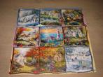 Puzzel Alipson SEASONS NINE PATCH 1000 st., Ophalen of Verzenden, 500 t/m 1500 stukjes, Zo goed als nieuw, Legpuzzel
