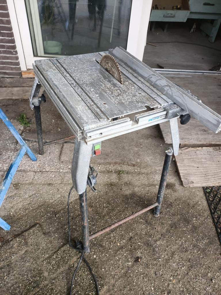 Festo Festool basis plus zaagtafel 85 mm zaagdiepte 1800Watt, Ophalen, Gebruikt, Cirkelzaag, 70 mm of meer