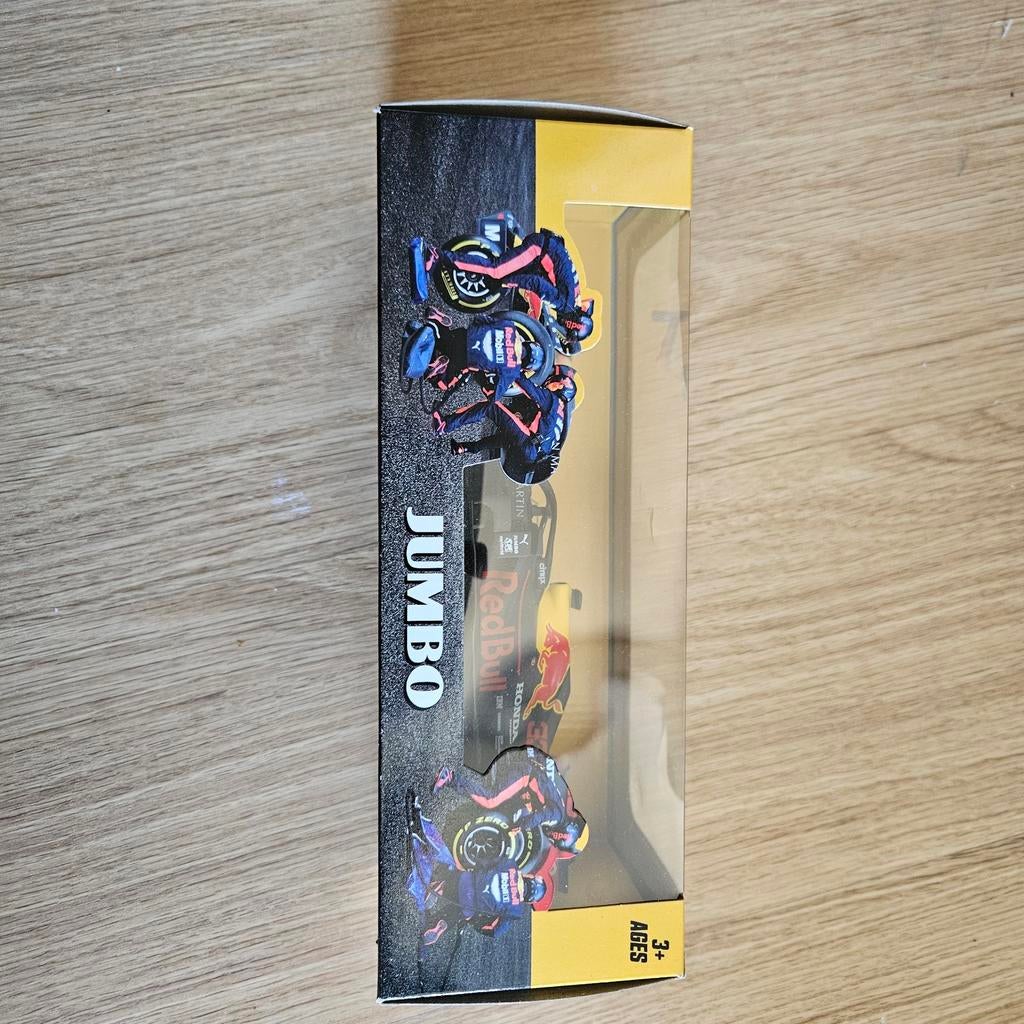 Max Verstappen Jumbo Red Bull RB16 Raceauto 1:24, Ophalen of Verzenden, Nieuw, Auto, Overige merken