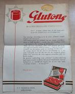 062) ORIGINELE RECLAME TALENS APELDOORN GLUTON, Ophalen of Verzenden, Gebruikt, Overige typen