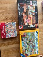Diverse puzzels: Wacky World, Secret Puzzle, Trots op Hengel, Ophalen, 500 t/m 1500 stukjes, Gebruikt, Legpuzzel