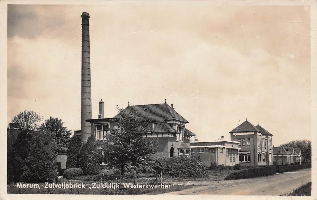 JN928 Marum Zuivel Fabriek Zuidelijk Westerkwartier ca 1930, Verzenden, 1920 tot 1940, Gelopen, Groningen