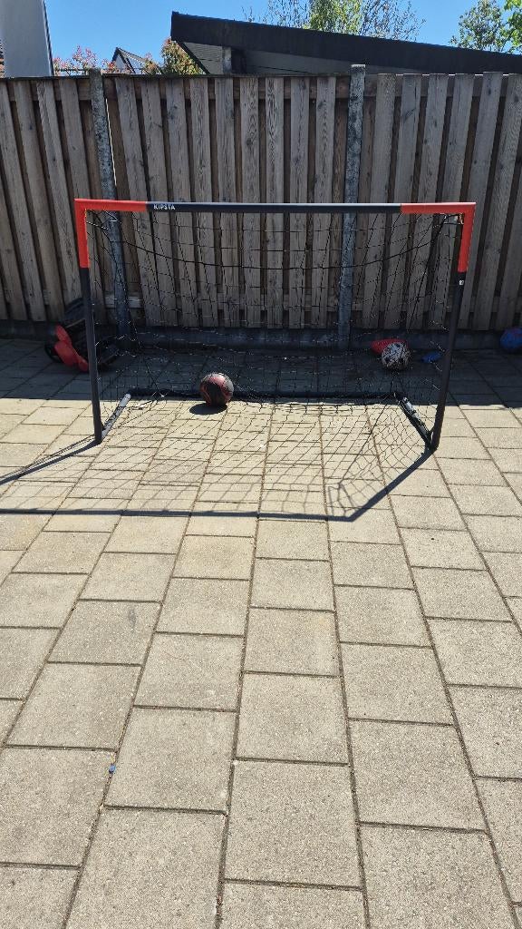 Voetbalgoal 2 stuks, Groter dan maat XL, Ophalen, Gebruikt, Overige typen