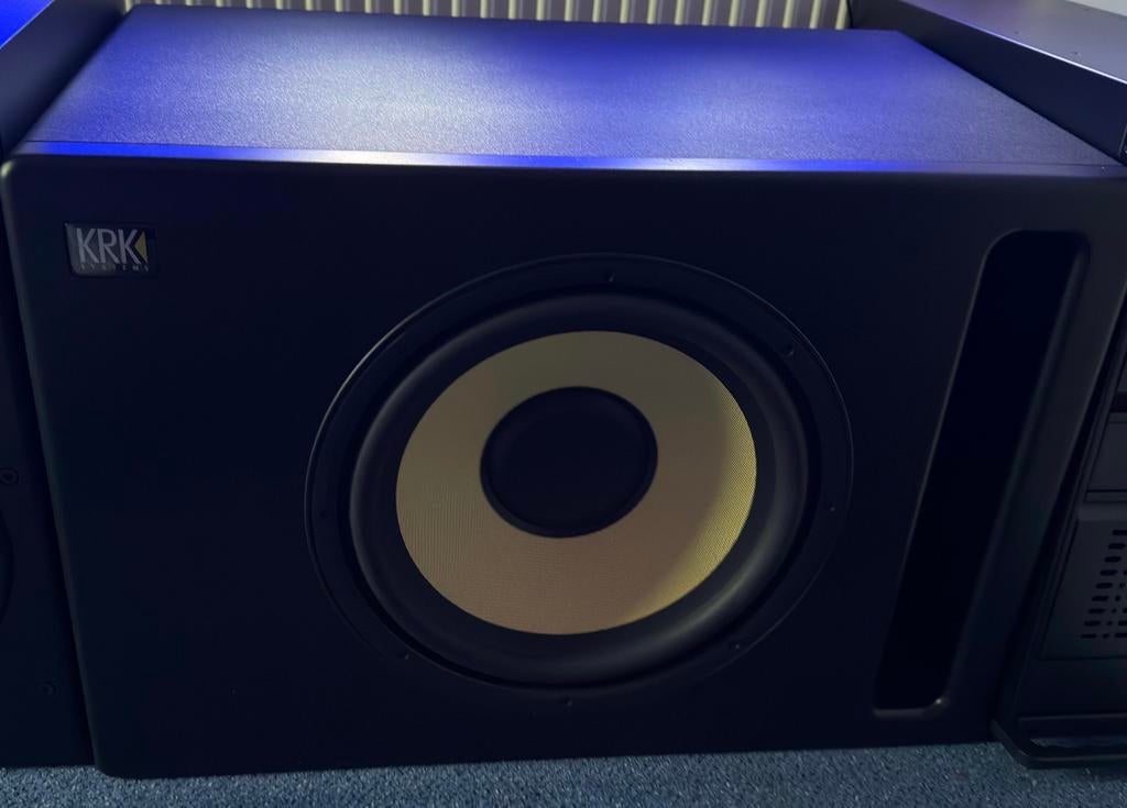 KRK S12.4 actieve subwoofer, Ophalen, Zo goed als nieuw, Audio