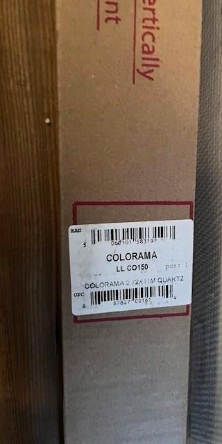 Achtergrondrol Colorama 150 Quartz 2,72 x 11m, Audio, Tv en Foto, Fotografie | Fotostudio en Toebehoren, Gebruikt, Achtergrond