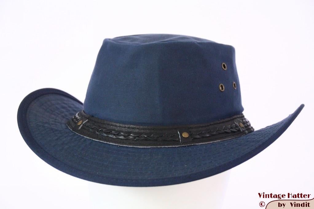 Australische outdoor wax hoed blauw katoen 56 57 58 59 60 61, Hoed, Nieuw, Ophalen of Verzenden, 58 of 59 cm (L, 7¼ of ⅜ inch)