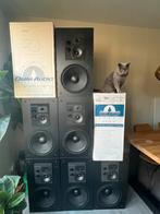 Omni Audio SA12.3 speakers (12” 3-way) – krachtige set, Zo goed als nieuw, 120 watt of meer, Front, Rear of Stereo speakers, Ophalen