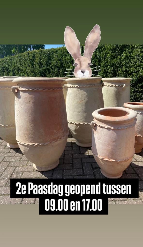 Marokkaanse tuinvazen, Tuin en Terras, Bloempotten, Ophalen, Rond, Nieuw, Balkon