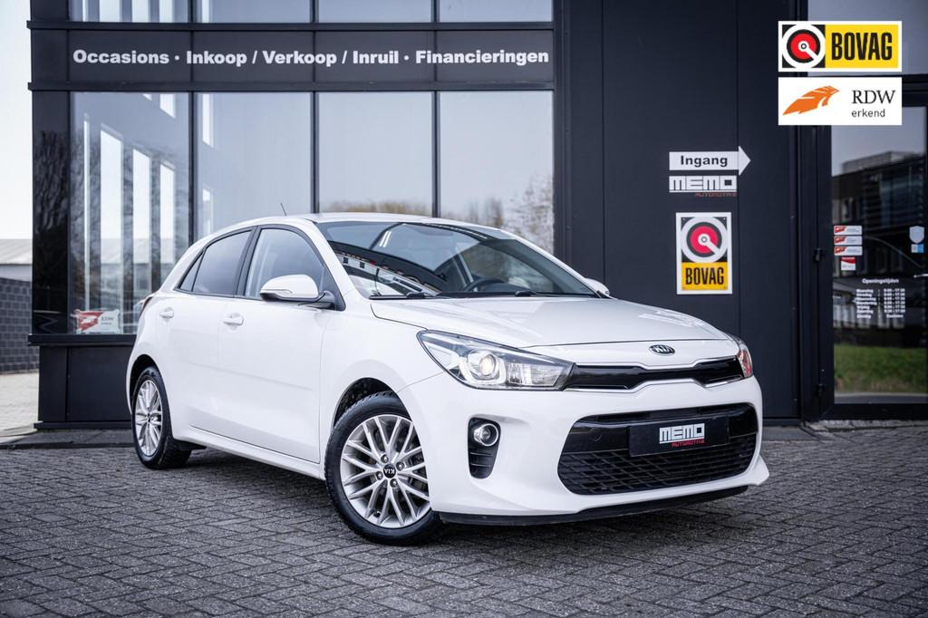 Kia Rio 1.2 CVVT ComfortLine*AIRCO*BLUETOOTH*STOELVERWARMING, 1027 kg, Gebruikt, 4 cilinders, Wit