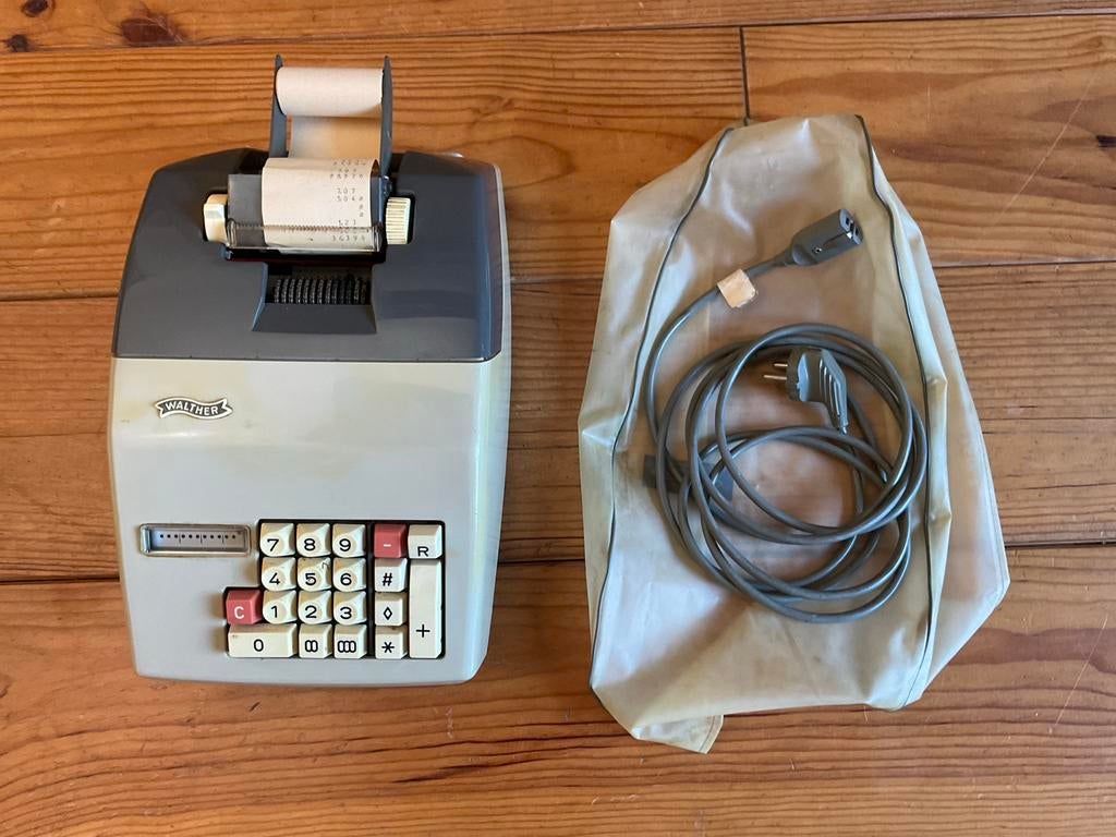 Oude rekenmachine, Ophalen, Gebruikt