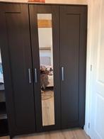 BRIMNES Ikea kledingkast zwart, Huis en Inrichting, Kasten | Kledingkasten, Met deur(en), 100 tot 150 cm, Ophalen of Verzenden