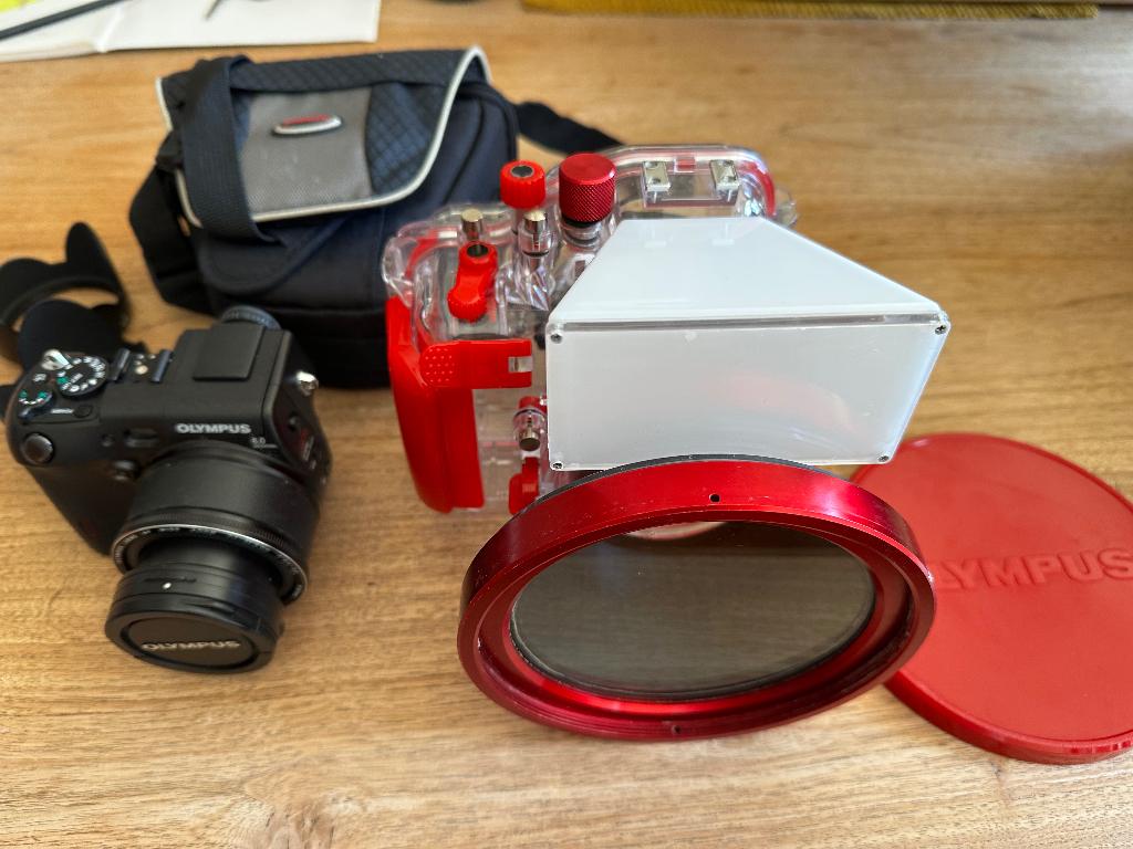 Onderwater camera, Ophalen, Zo goed als nieuw, 10 t/m 40 meter, Complete set