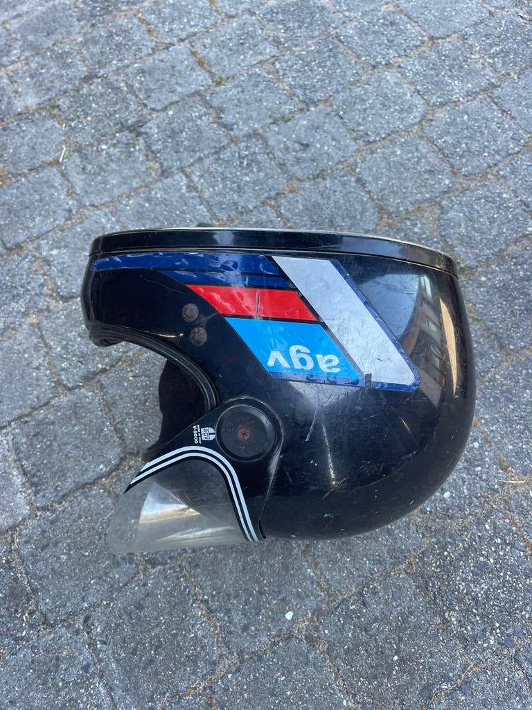Gebruikte AGV integraalhelm maat L - Leuk voor cross, Motoren, Ophalen of Verzenden, L, Tweedehands, Integraalhelm