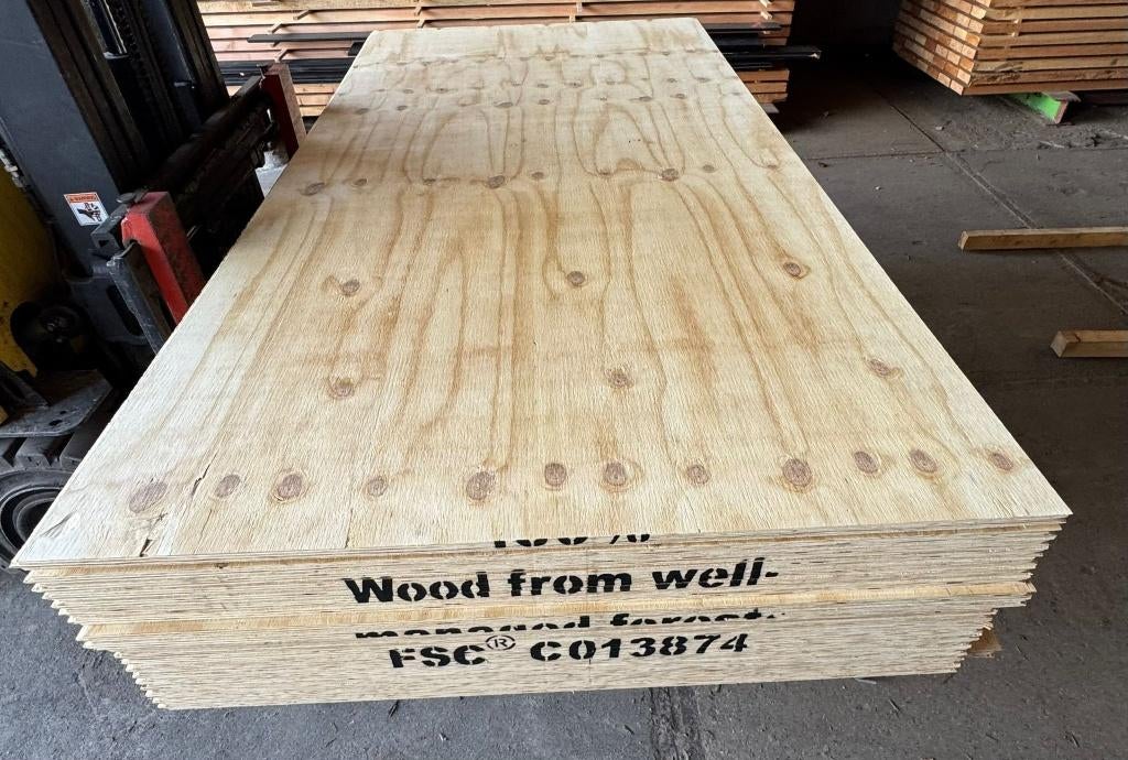 Elliotis pine underlayment TG2 244x122, Ophalen, Multiplex, Nieuw, .