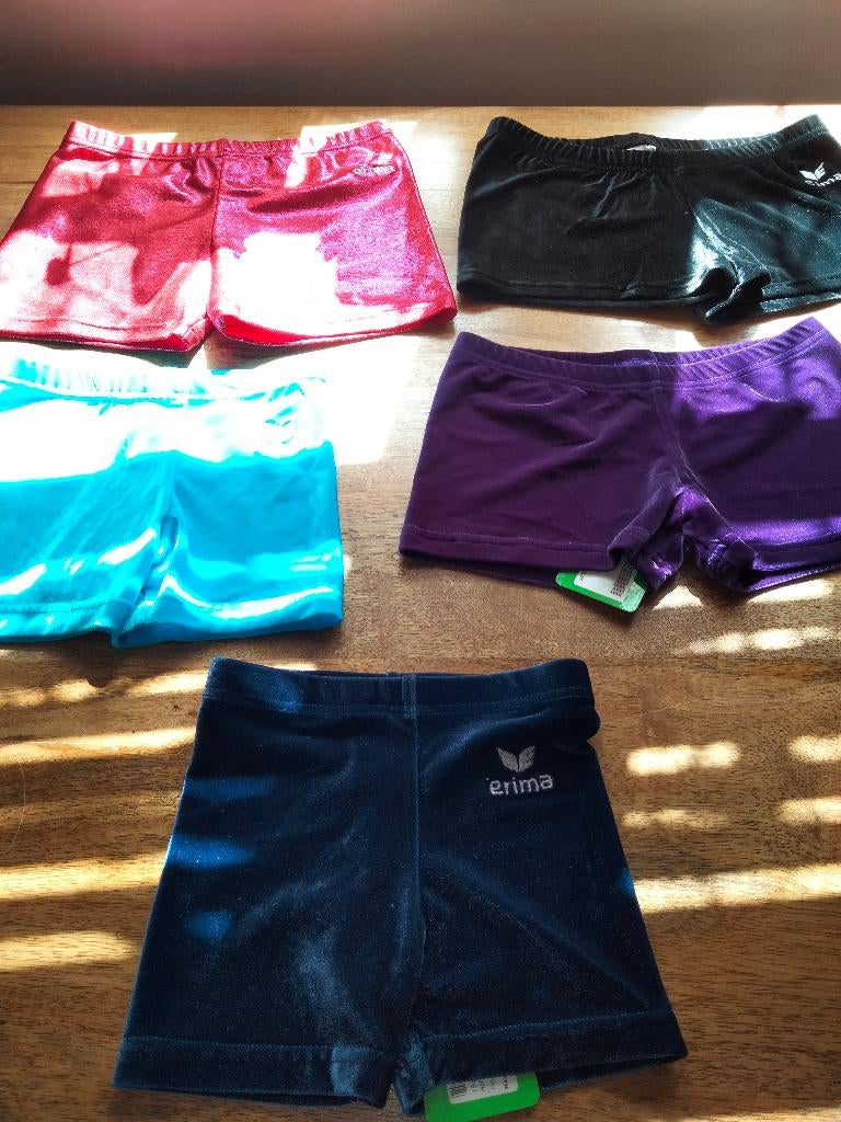 Erima turnbroekjes/turnbroekje diverse maten en kleuren (3), Sport en Fitness, Turnen, Nieuw, Turnpak(je), Ophalen of Verzenden