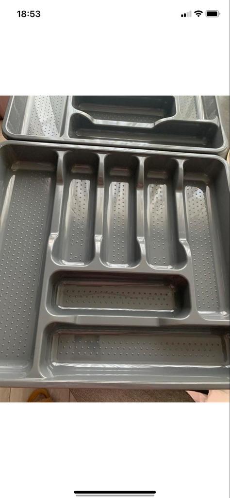 Bestekbakken voor lades - Set van 2/ 2 voor€9, Ophalen, Zo goed als nieuw, Kunststof, Los bestek