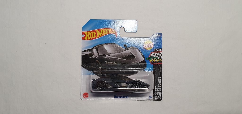 Hot wheels McLaren W1 grijs, Hobby en Vrije tijd, Modelauto's | Overige schalen, Nieuw, Auto, Ophalen of Verzenden