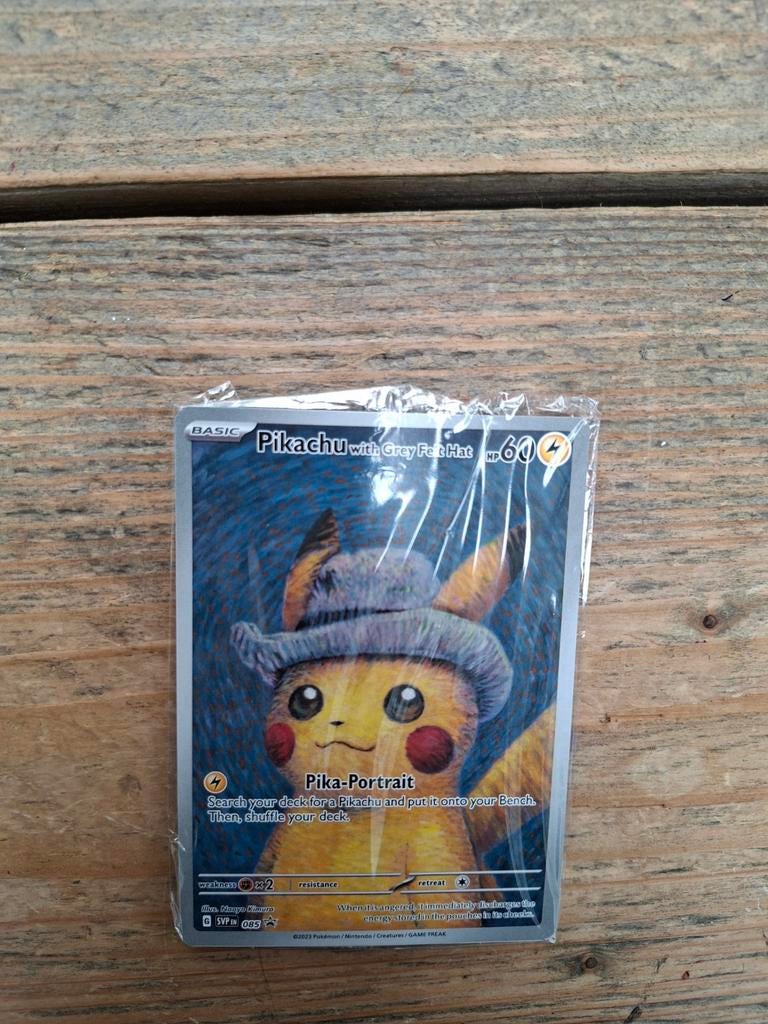 Pikachu Vincent van gogh kaart., Ophalen, Nieuw, Losse kaart
