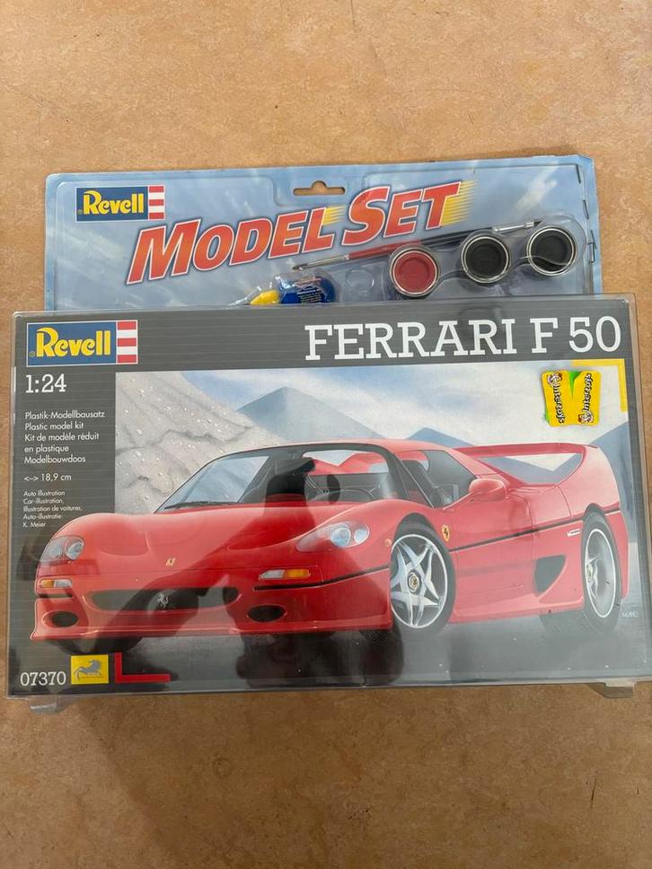 Revell Ferrari F50 Modelbouwdoos 1:24, Hobby en Vrije tijd, Modelbouw | Auto's en Voertuigen, Nieuw, Auto, Groter dan 1:32, Revell