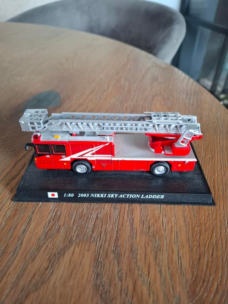 Brandweer ladderwagen Nikki Sky Action Ladder 2003 – 1:80, Overige merken, Auto, Groter dan 1:32, Ophalen of Verzenden