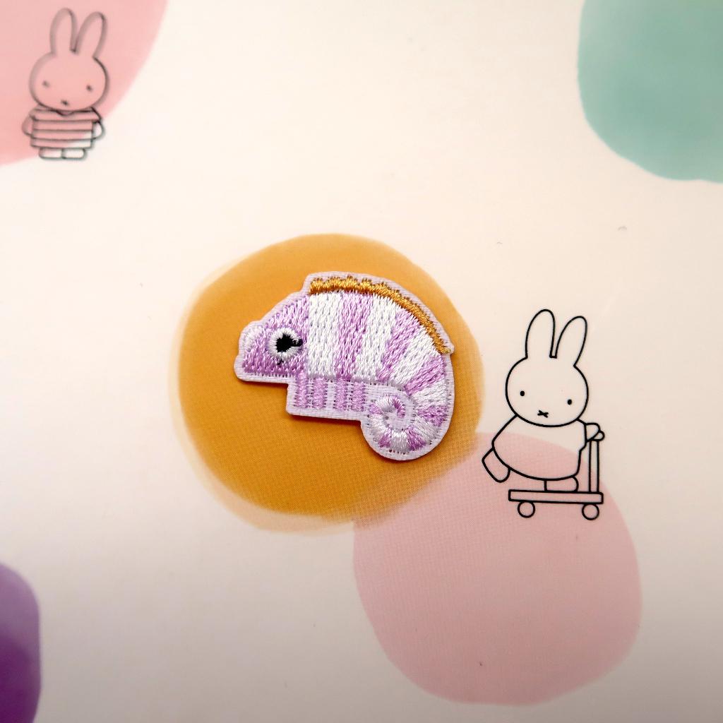 Kameleon opstrijkplaatje Patch Badge Applique, Verzenden, Nieuw, Overige applicaties