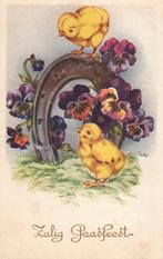 Zalig Paasfeest   ,   1954                     =0008=, Ophalen of Verzenden, 1940 tot 1960, Gelopen, Feest(dag)