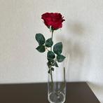 Rode roos, kunstbloem, Ophalen of Verzenden, Zo goed als nieuw
