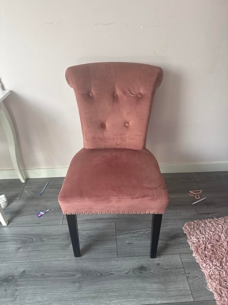 Roze lounge stoel, Ophalen, Overige kleuren, Zo goed als nieuw, Eén