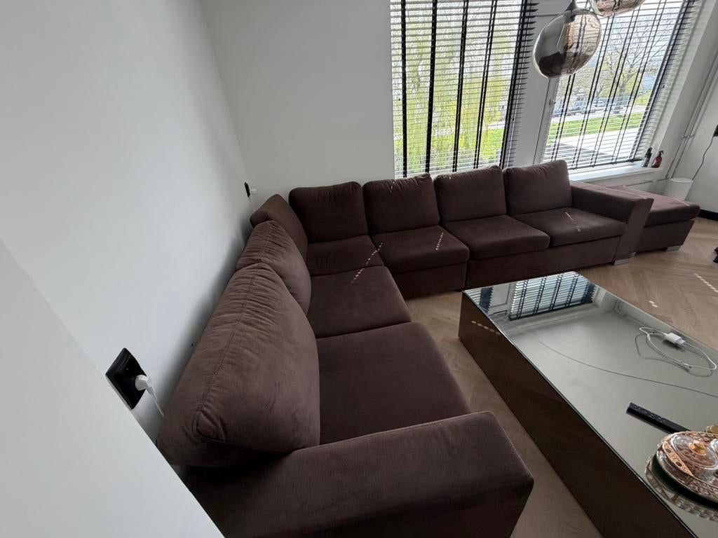 Ruime en comfortabele hoekbank - Eric Kuster stijl, Huis en Inrichting, Banken | Complete zithoeken, Ophalen of Verzenden, Zo goed als nieuw